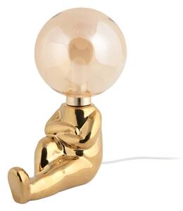 Lampada da tavolo per bambini dorata Joey – Leitmotiv