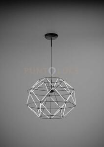 Euclide lampadario sospeso 56cm a led 3000k 5104lm 62w colore nero 