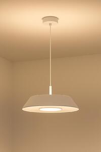 Lampada a sospensione LED bianco satinato Carmazana
