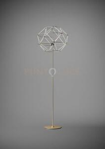 Euclide lampada da terra 2700k 4593lm 62w con dimmer a pedale color
