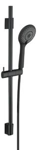 Set doccia WENKO Watersaving nero, lunghezza barra: 70 cm, acciaio inox