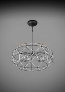 Euclide lampadario sospeso 92m a led 3000k 7922lm 92w colore nero