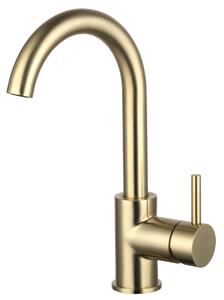 BB ColdOpen Miscelatore monocomando per lavabo, oro spazzolato
