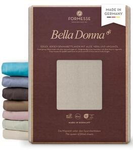 Lenzuolo con angoli in jersey – Adatto per letti con box contenitore e materassi con altezza fino a 40 cm – Grigio perla