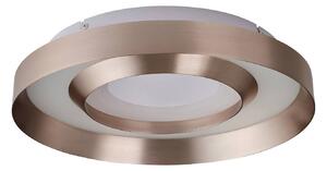 Brilliant Plafoniera a LED Onix, dimmerabile, Ottone / Oro, Soggiorno / Sala da pranzo, Alluminio, Moderno, Plafoniera LED