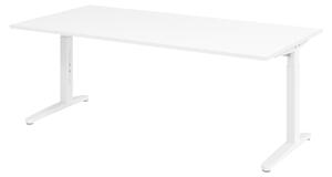 Bümö Scrivania Serie-XB - Decorazione: bianco, dimensioni: 200 x 100 cm, struttura: bianco