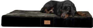 Tierlando® Tappeto ortopedico per cani STUART ORTHO PLUS - Dimensioni: 120x90cm | Colore: 03 Nero