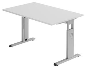 Bümö Scrivania Serie-O - Struttura: argento, dimensioni: 120 x 80 cm, decorazione: grigio