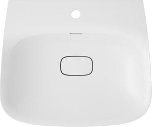 Lavabo da appoggio VIGOUR VOGUE in fusione minerale con rivestimento ProtectPlus 60x50cm, bianco