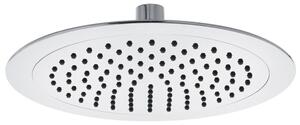 Schläfer 136020 | Soffione Doccia Tondo in Ottone Cromato da 25cm, Design a Pioggia Anticalcare ad Alta Pressione in Abs, Ideale per Cabina Doccia Monsun de Lux con Snodo Regolabile Universale G