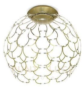 Lamoi lampada da soffitto media oro a led 2700k 8035lm 72w d.60cm