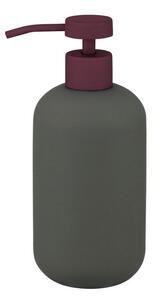 Dispenser per sapone verde scuro in ceramica 120 ml Lotus Play – Mette Ditmer Denmark