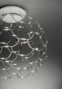 Lamoi lampada da soffitto piccola cromo 2700k 5468lm 49w d.40cm
