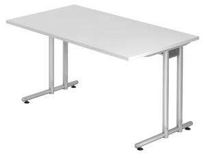 Bümö Scrivania Serie-N - Finitura: Bianco, Dimensioni: 140 x 80 cm