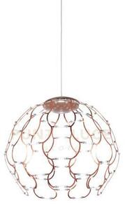 Lamoi lampadario a sospensione grande rame d.80cm 2700k 9939lm 99w