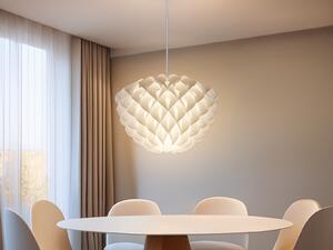 Lampada a sospensione LED in stile scandinavo per tavolo da pranzo e soggiorno; paralume Ø 40 cm