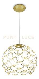 Lamoi lampadario a sospensione media oro d.60cm 2700k 8035lm 72w