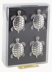 Set di 4 portatovaglioli Turtle