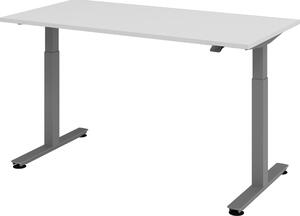 Scrivania elettrica bümö XMST - Dimensioni: 160 x 80 cm, struttura: grafite, decorazione: grigio