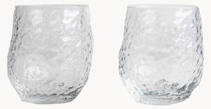 Set di 2 bicchieri in vetro soffiato Swan