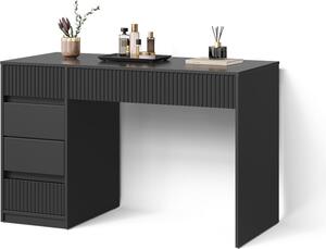 Tavolino da toilette Livinity Allia Nero senza specchio, Model 52462