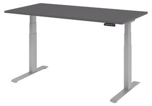 Scrivania elettrica bümö XDKB - Struttura: argento, dimensioni: 160 x 80 cm, decorazione: grafite