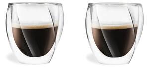 Tazze in set per cappuccino/con parete doppia 2 pz 250 ml Cristallo – Vialli Design