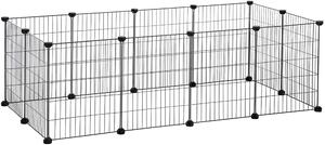 Recinto Per Animali - Leobert - Nero - 143 X 73 X 46 Cm