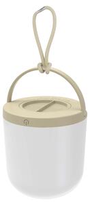 Lampada LED da esterno dimmerabile, luce bianca calda, alimentata a batteria, con passante, IP44, 3000K, 80 lm, beige