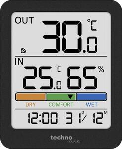 Stazione meteorologica Technoline WS 9488 con termometro, igrometro e sensore esterno