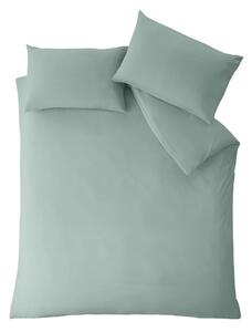 Set copripiumino e federa verde per letto matrimoniale e per letto esteso 260x220 cm So Soft Non-Iron – Catherine Lansfield