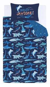 Biancheria da letto per bambini blu per culla 120x150 cm Jawsome Shark – Catherine Lansfield