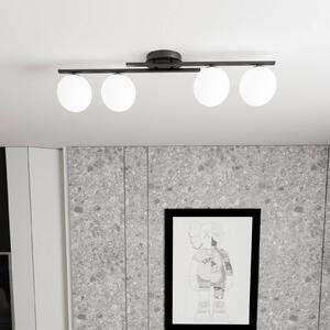 Plafoniera soffitto Kairo EMIBIG LIGHTING, dimmerabile, Nero, Soggiorno / Sala da pranzo, Metallo, Moderno, Plafoniera