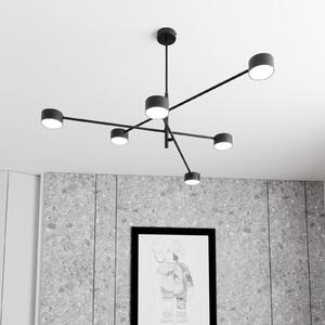 Lampada a sospensione Natsu EMIBIG LIGHTING, dimmerabile, Nero, Soggiorno / Sala da pranzo, Metallo, Moderno, Lampada a sospensione