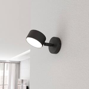 Faretto da parete Sora, sporgenza 15 cm, metallo Sora EMIBIG LIGHTING, dimmerabile, Nero, Soggiorno / Sala da pranzo, Metallo, Moderno, Faretto alogeno