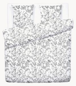 Set copripiumino in raso di cotone Colibri Floral, varie misure