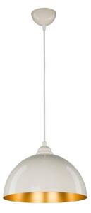 Lampada a sospensione Topak in metallo bianco