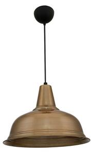 Lampada a sospensione Tampa con diffusore bronzo