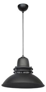 Lampada a sospensione Tibet nera stile industriale