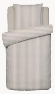 Set lenzuola in raso di cotone Rayures Élégantes, varie misure