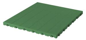 Set 4 Piastrelle in Plastica da Esterno 60 x 60 cm