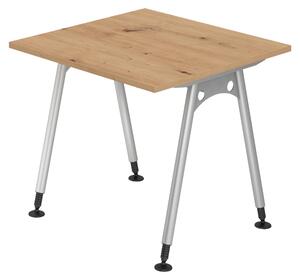Bümö Scrivania Serie A - Decorazione: rovere nodoso, dimensioni: 80 x 80 cm