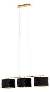 Eglo 39225 - Lampadario a sospensione con cavo DOLORITA 3xE27/60W/230V
