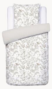 Set copripiumino in raso di cotone Colibri Floral, varie misure