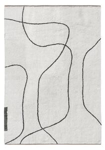 Tappeto avorio in cotone lavabile 140x200 cm Shadow – Mette Ditmer Denmark