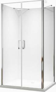 Glaswerk Westfalen - Cabina doccia angolare, vetro trasparente, 90x90x90x195 cm