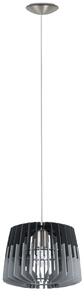 Artana lampada a sospensione Ø 30cm E27 legno nero-grigio