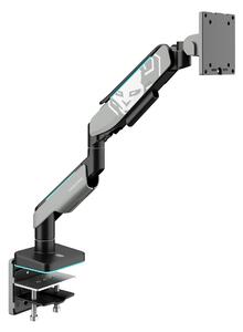 Supporto per monitor da 49" grigio-nero con LED RGB X-ARM