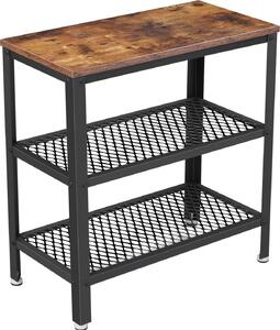 Tavolino con vano portaoggetti 60 x 30 x 60 cm - Design moderno, stabile, versatile e salvaspazio