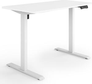 ESMART ETX-121WW 120x60 cm Bianco Scrivania ergonomica sit-stand Regolabile elettricamente in altezza in modo continuo 73,5-123,5 cm 3x memoria Promemoria attività Avvio/arresto graduale Montaggio rapido